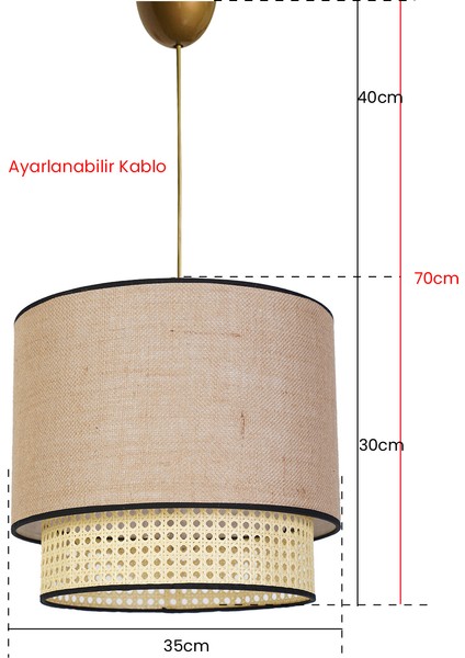 Lustre Sarkıt Avize Bej Krem