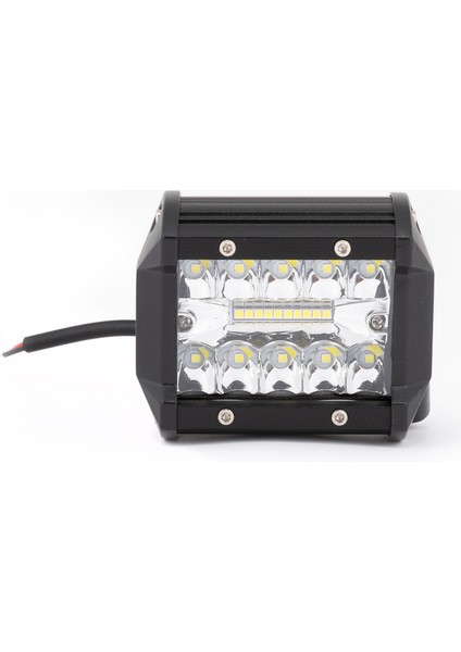 60W Kombo Aydınlatma 20 LED Çalışma Lambası Off Road Motorsiklet Sisfarları