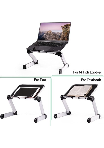 Metal Ayarlanabilir Kitap Okuma Standı Rahle Çok Amaçlı Laptop Tablet Standı YL-811