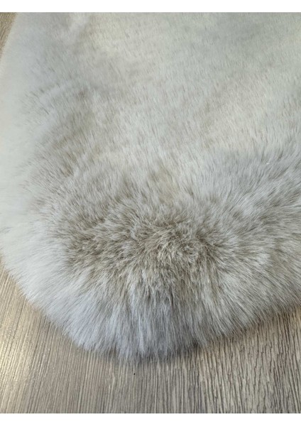 Tavşan Tüyü Post Kesim Premium Kalite Tüy Dökmez Halı Gri modelleri