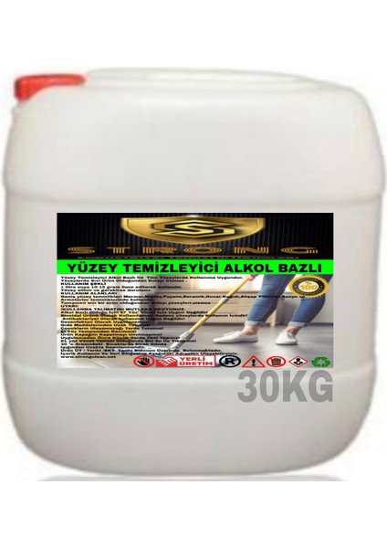 Yüzey Temizleyici Alkol Bazlı 30 kg