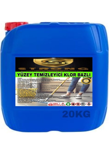Yüzey Temizleyici Klor Bazlı 20 kg