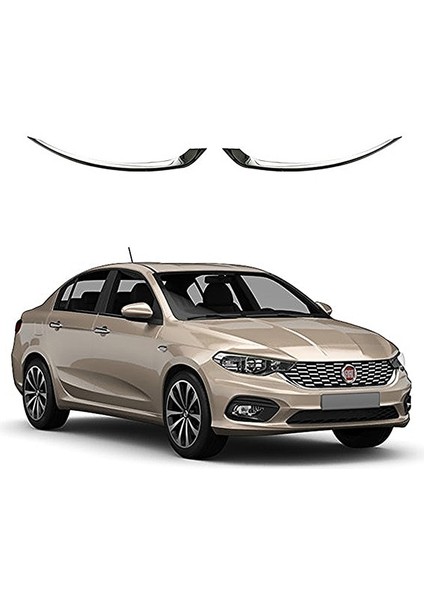 Fiat Egea Tipo Krom Reflektör 2 Parça 2016 Sonrası