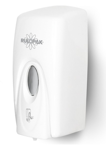 Manuel Doldurmalı Köpük Sabun Dispenseri 1000 Ml Beyaz