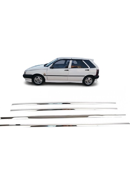 Fıat Tempra Krom Cam Çıtası Paslanmaz Çelik Krom 4 Parça