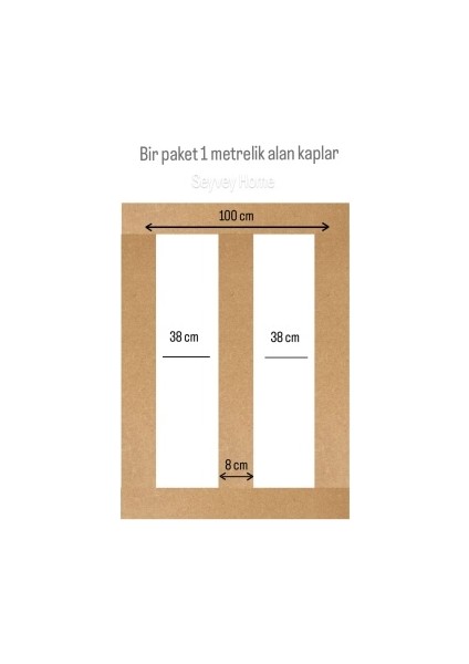 Iskandinav Duvar Çıtası 1 Paket(5 Adet) 100×8 cm Dekoratif Mdf Duvar Çıtası modelleri