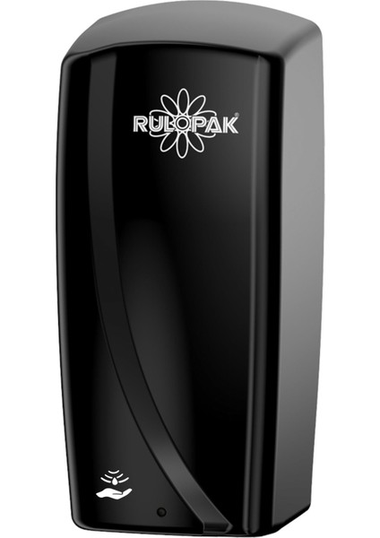 Sensörlü Doldurmalı Sıvı Sabun & Jel Dispenseri 1000 Ml Siyah