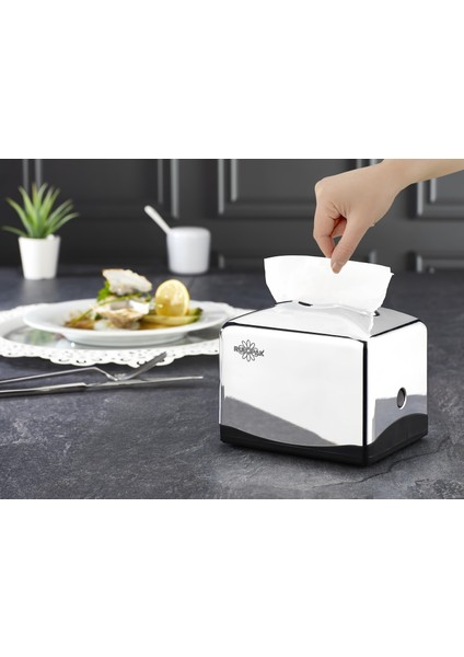 Tekçek Mini Peçete Dispenseri Krom
