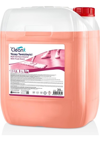 By Clean Yüzey Temizleyici Fresh Parfümlü 20 kg