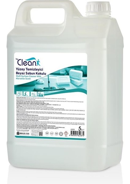 By Clean Yüzey Temizleyici Beyaz Sabun Kokulu 5 kg