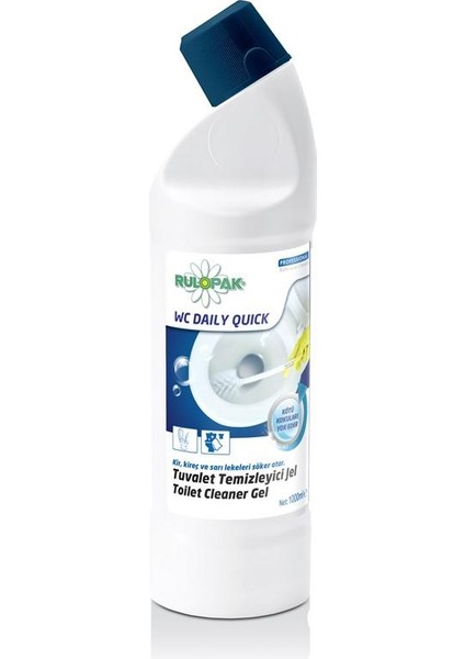 Wc Daily Quick Tuvalet Temizleyici Jel 1000 ml