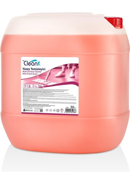 By Clean Yüzey Temizleyici Fresh Parfümlü 30 kg