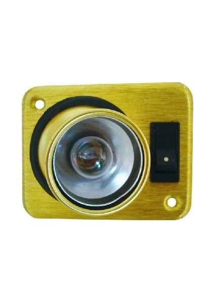 Tekne Karavan Gömme Aydınlatma Tekli Sarı Alüminyum 6*7cm