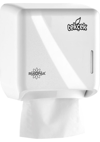 Tekçek Mini Tuvalet Kağıdı Dispenseri Beyaz modelleri