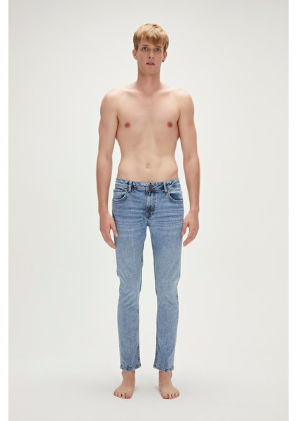 Franco Jeans Buz Mavi Erkek Denim Pantolon10