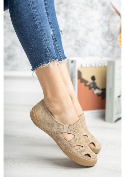 Ortapedik Pedli Lastikli Vizon Ayakkabı modelleri