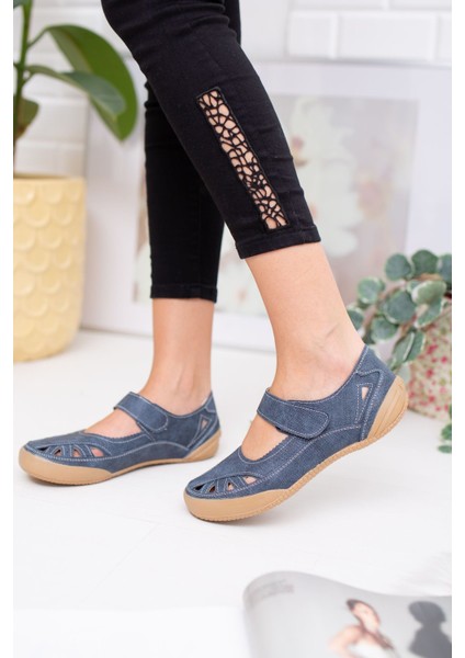 Ortapedik Ped Lacivert Kadın Ayakkabı modelleri