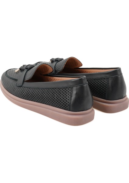 Breana Siyah Kadın Günlük Deri Ayakkabı fırsatları