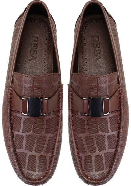 Chevi Kahve Erkek Loafer Deri Ayakkabı fiyatları