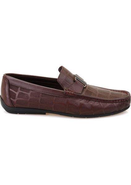 Chevi Kahve Erkek Loafer Deri Ayakkabı modelleri