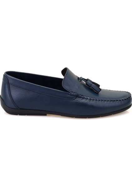 Cralar Lacivert Erkek Loafer Deri Ayakkabı modelleri