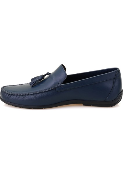 Cralar Lacivert Erkek Loafer Deri Ayakkabı fırsatları