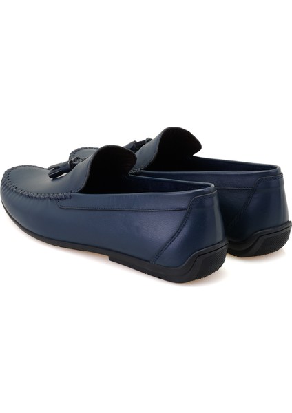 Cralar Lacivert Erkek Loafer Deri Ayakkabı indirimleri