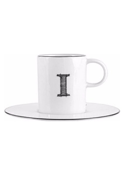 Harf (I) Tabaklı Kahve Fincanı 85cc