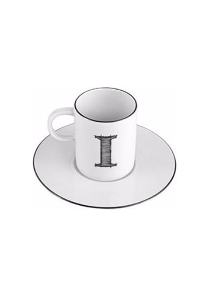 Harf (I) Tabaklı Kahve Fincanı 85cc fiyatları
