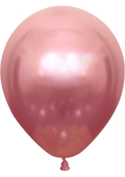 Krom Pembe ve Makaron (Pastel) Pembe Renk 20'li Balon