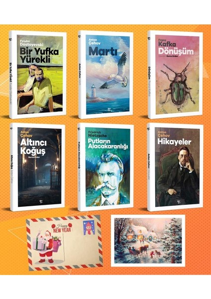 Dünya Klasikleri Altılı Set - 4 ve Kartpostal
