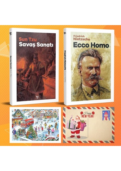Dünya Klasikleri Ikili Set - Savaş Sanatı - Ecco Homo ve Kartpostal