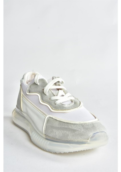 Beyaz/gri Süet Günlük Spor Ayakkabı Sneakers P973516802 indirimleri