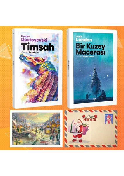 Dünya Klasikleri Ikili Set - Timsah - Bir Kuzey Macerası ve Kartpostal