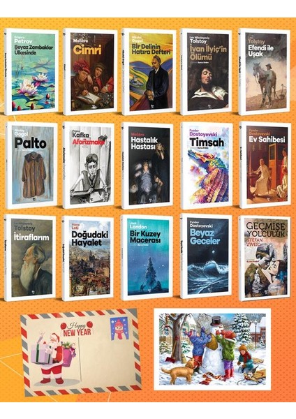 Dünya Klasikleri Onbeşli Set - 4 ve Kartpostal