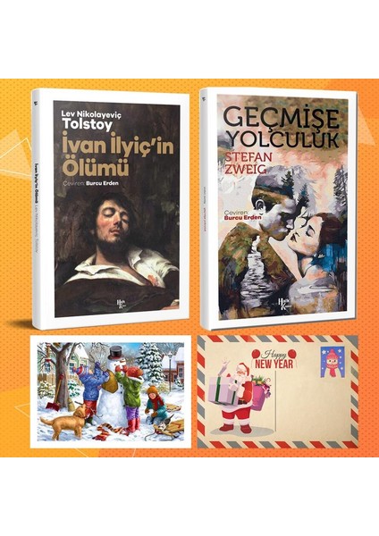 Dünya Klasikleri Ikili Set - Ivan Ilyicin Ölümü - Geçmişe Yolculuk ve Kartpostal