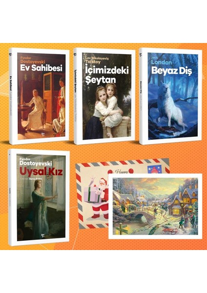 Dünya Klasikleri Dörtlü Set - 12 ve Kartpostal