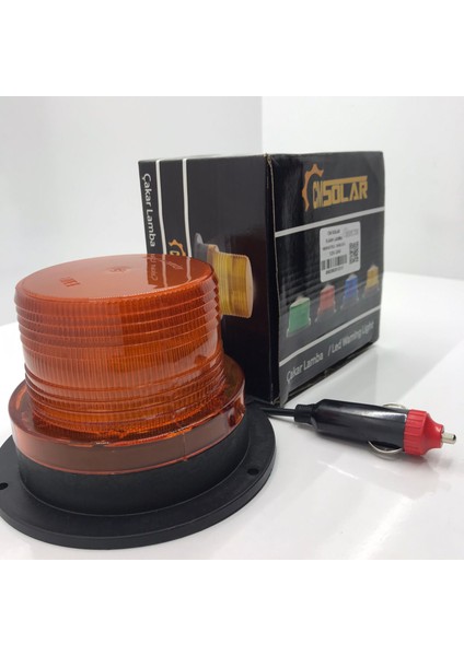 Cmsolar Mıknatıslı Çakar Tepe Lambası Sarı 12V - 24V Tüm Araçlar Için
