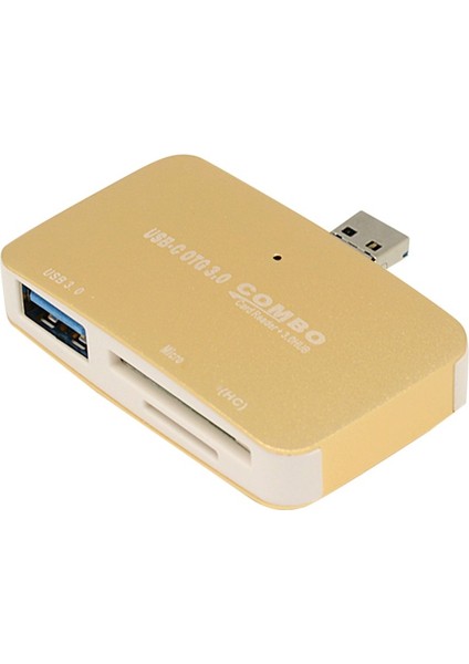 Usb3.0 ve Mikro USB 2'si 1 Arada Arayüz USB Güvenliği Dijital Hafıza Kartı Okuyucu (Yurt Dışından)