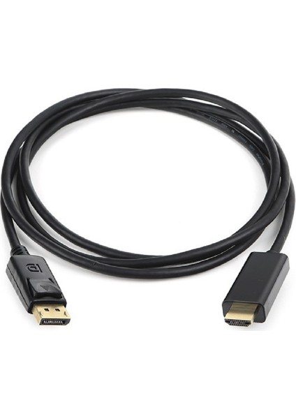 Displayport To HDMI Kablo Display Port Çevirici Dönüştürücü 1.8 M