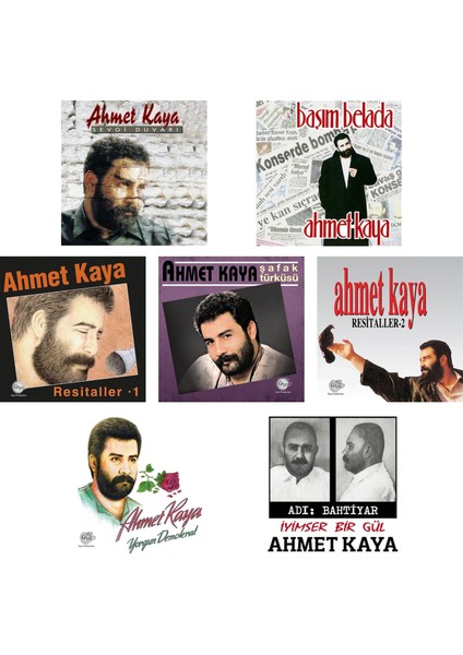 Ahmet Kaya- Özel Set 4 - 7 Plak