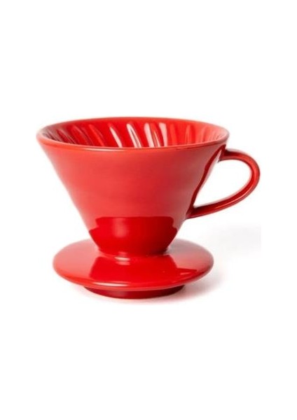 Seramik Dripper Kahve Demleme Kırmızı Epx-Fsk-2