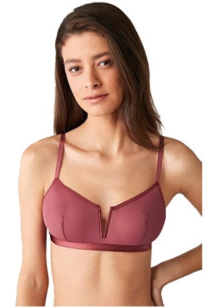 Bianca Tüllü Bordo Büstiyer modelleri