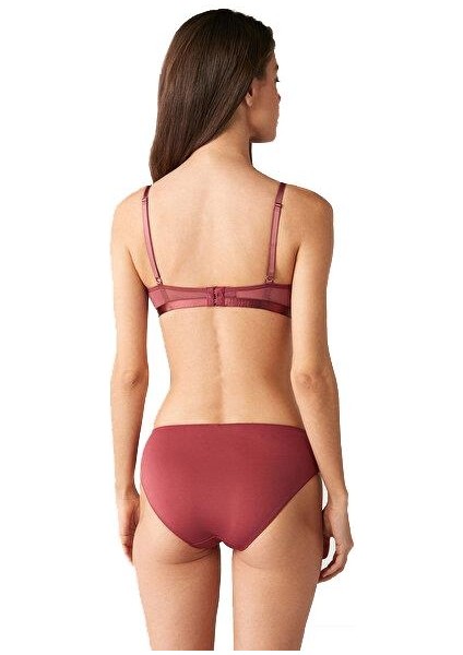 Bianca Tüllü Bordo Büstiyer fırsatları