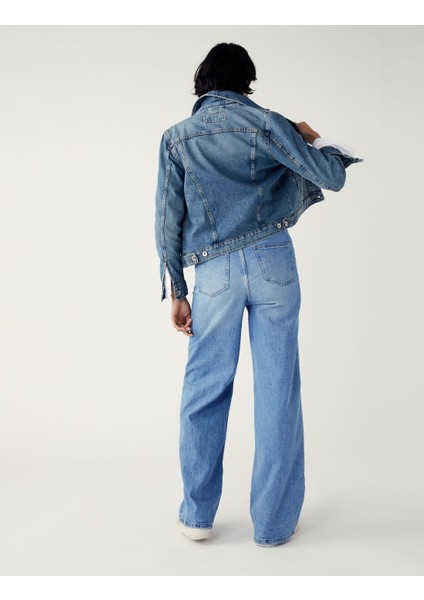 Wide Leg Jean Pantolon10