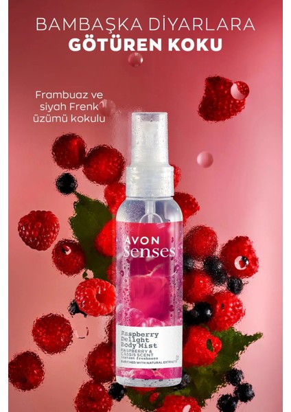 Raspberry Delight Frambuaz ve Frenk Üzümü Kokulu Bodymist 100 Ml.