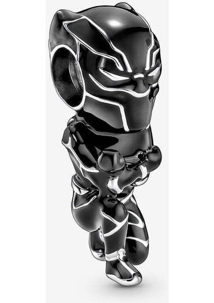 925 Ayar Gümüş Marvel The Avengers Black Panther Charm