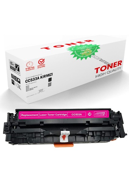 Hp CC533A Kırmızı Muadil Toner /WB/CM2320/CM2320N/CP2025/CM3320N