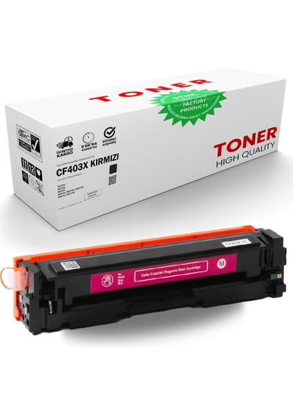 Hp CF403X Kırmızı Muadil Toner /WB/201X/M551/M575DN/M575F/M570