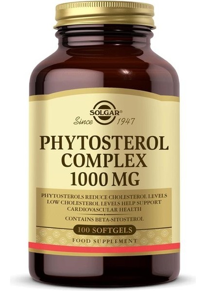 Phytosterol Complex 1000 mg 100 Kapsül